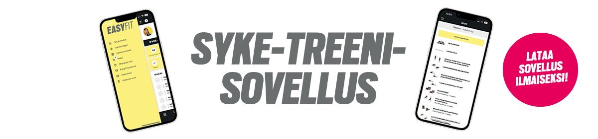 easyfit syke treenisovellus