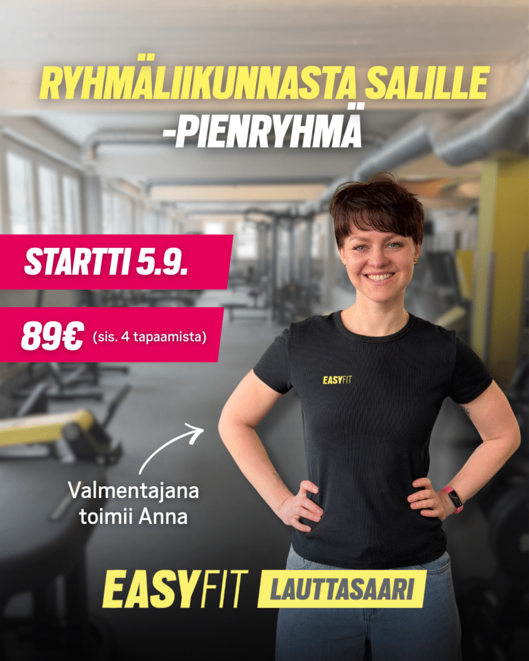 RYHMÄLIIKUNNASTA KUNTOSALILLE